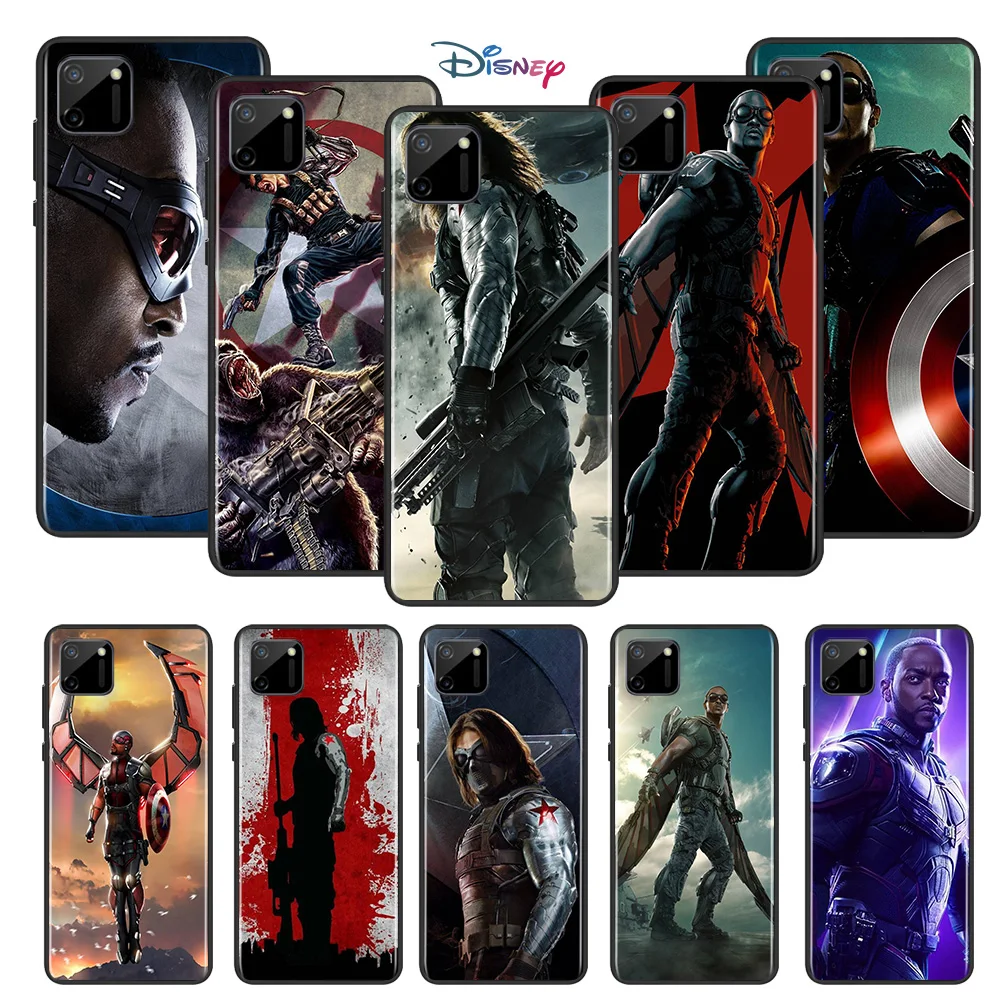 

Marvel The Falcon and the Winter Soldier For OPPO Realme 7i 7 6 6S 6i 5S 5i 3i 2 Narzo 10 20 Pro Global TPU Silicone Phone Case