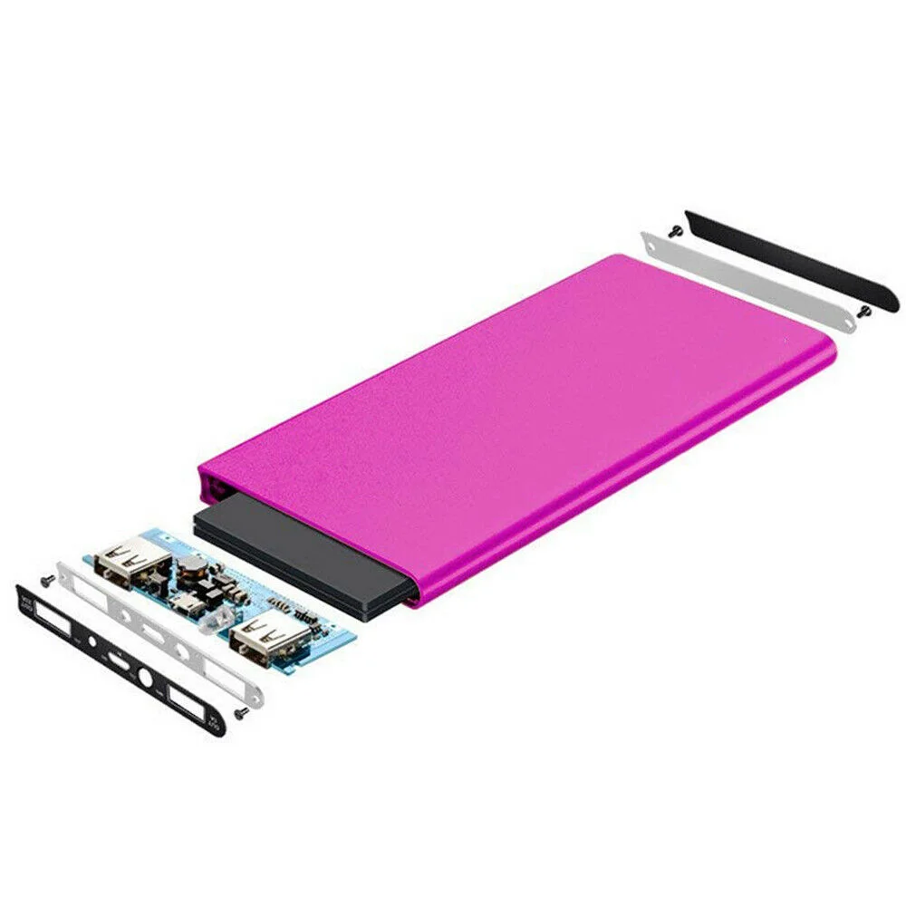 

Power bank 20000 MAH portable external battery 2-port USB charger LED