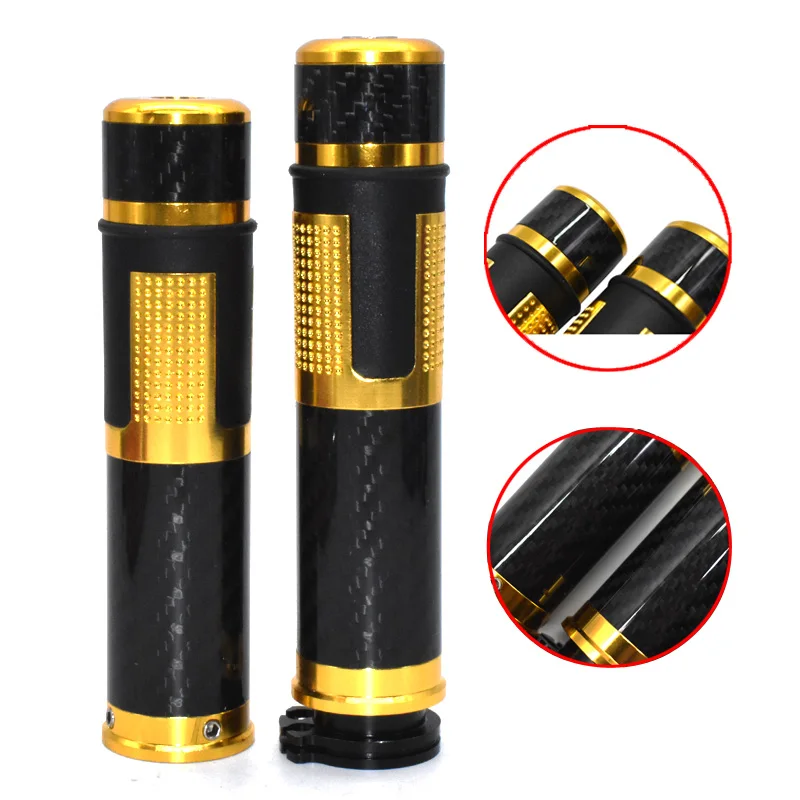 

7/8'' Motorcycle Handle bar Caps / Handlebar Grips CNC 22MM Universal Street & Racing Moto Racing Grips