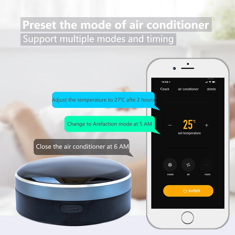 Пульт дистанционного управления Tuya Smart Life RF433 универсальный инфракрасный