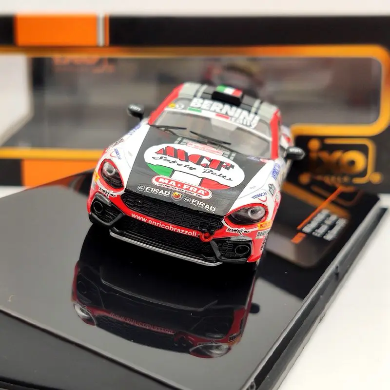 Модели автомобилей IXO 1:43 для FIAT Abarth 124 RGT #10 ралли Sanremo 2019 литой модели RAM719 | Игрушки