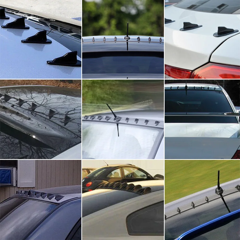 Универсальный EVO-Стиль из АБС-пластика крыши акульих плавников спойлер комплект