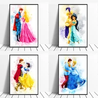 5d diy diamond painting disney snow white and beauty and the beast mosaic rhinestone embroidery mosaic home decoration