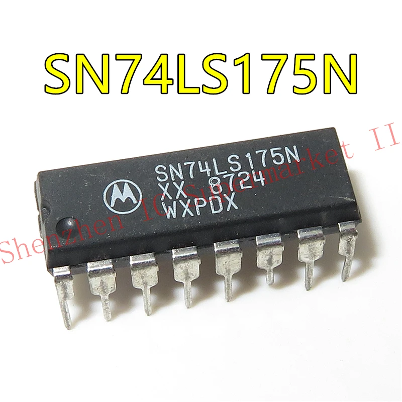 1 шт./лот Новый SN74LS175N 74LS175 DIP 16 чип четыре d типа триггера|Интегральные схемы| |