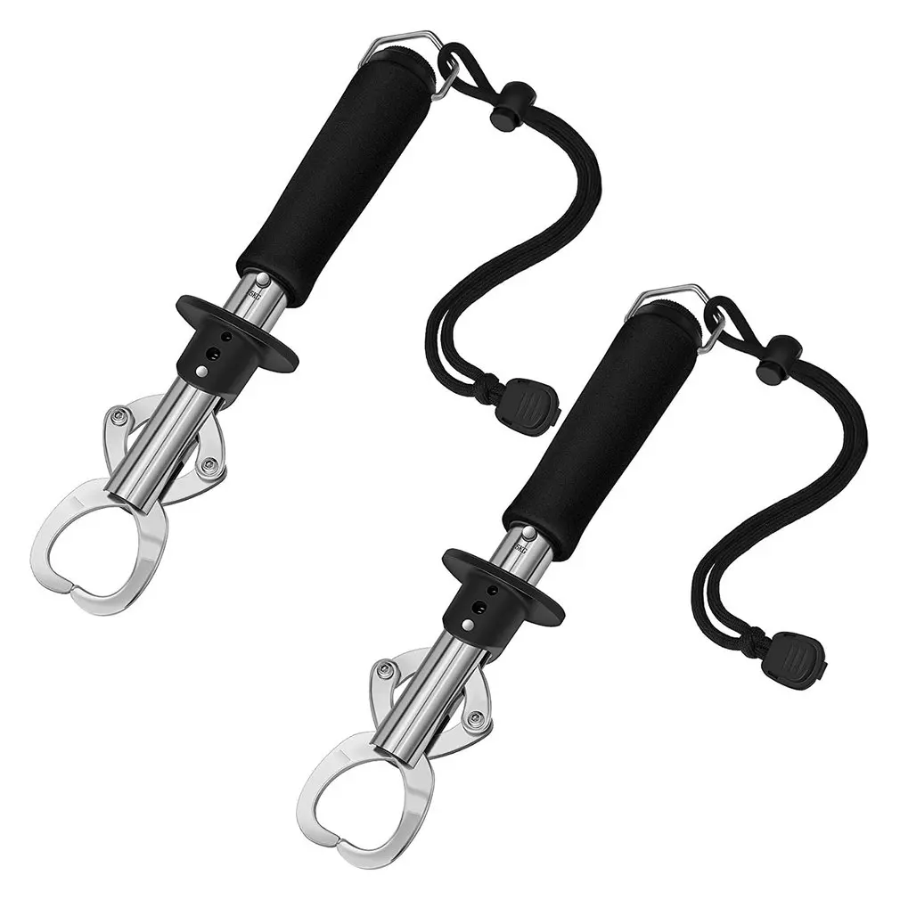 

Stainless Steel Fishing Gripper With weighing and ruler Fish Grip Lip Clamp Grabber Fishing Plier Fishing Tackle Accessoryer