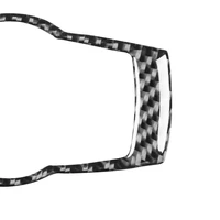 carbon fiber headlight switch frame sticker interior decor for bmw x1 e84 11 15
