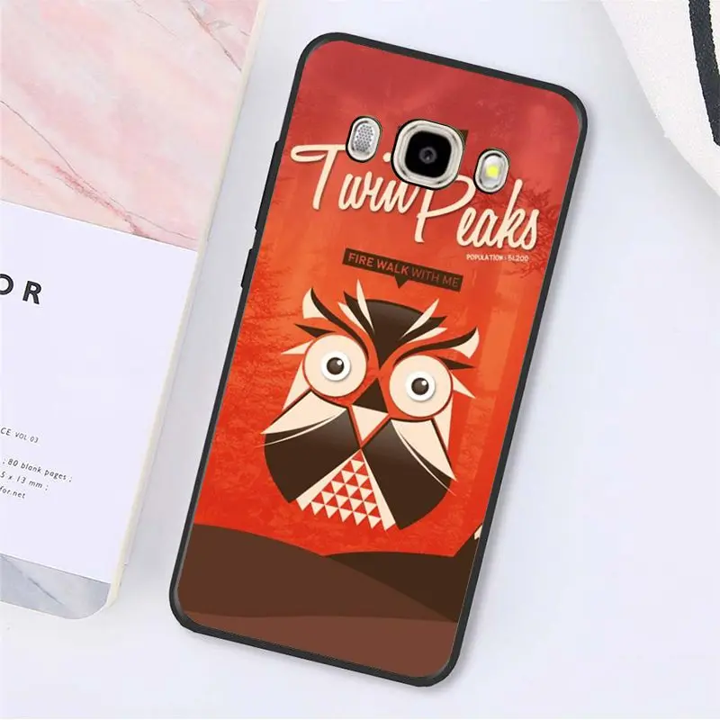 MaiYaCa чехол Добро пожаловать в Твин Пикс чехол для телефона для samsung Galaxy J7 J6 J8 J4 J4Plus J7 DUO J7NEO J2 J7 Prime