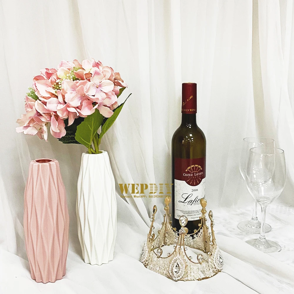 

Пластиковая ваза скандинавских цветов, Креативные украшения камелии, ваза для сухих и влажных цветов