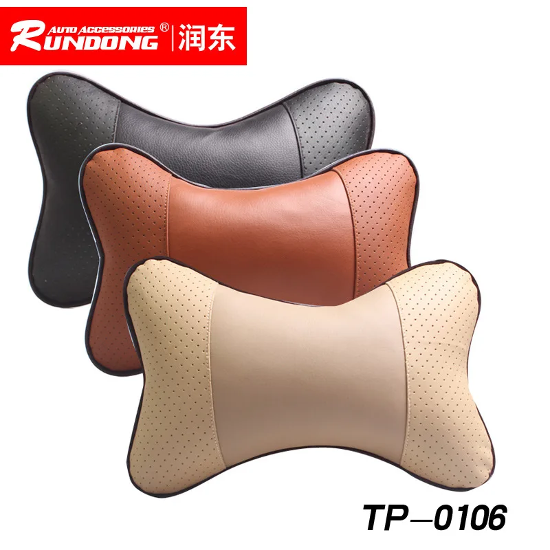 Автомобильная стереосистема полностью кожаный подголовник дышащая подушка для