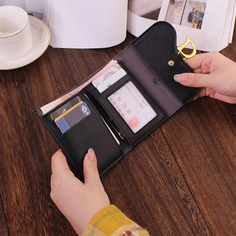 

Hot Sale Disney New Cartoon Ladies Coin Purse Fashion Casual PU Folding Durable Card Holder Multifunctional Mini Girl Wallet