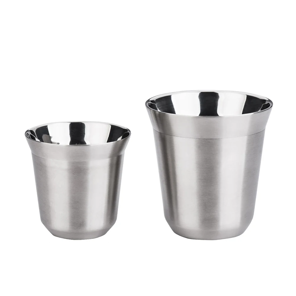 Нержавеющая стальная кружка для холодной воды, пива, кофе, молока, чая, лимонного сока, вина и виски. Портативная посуда.