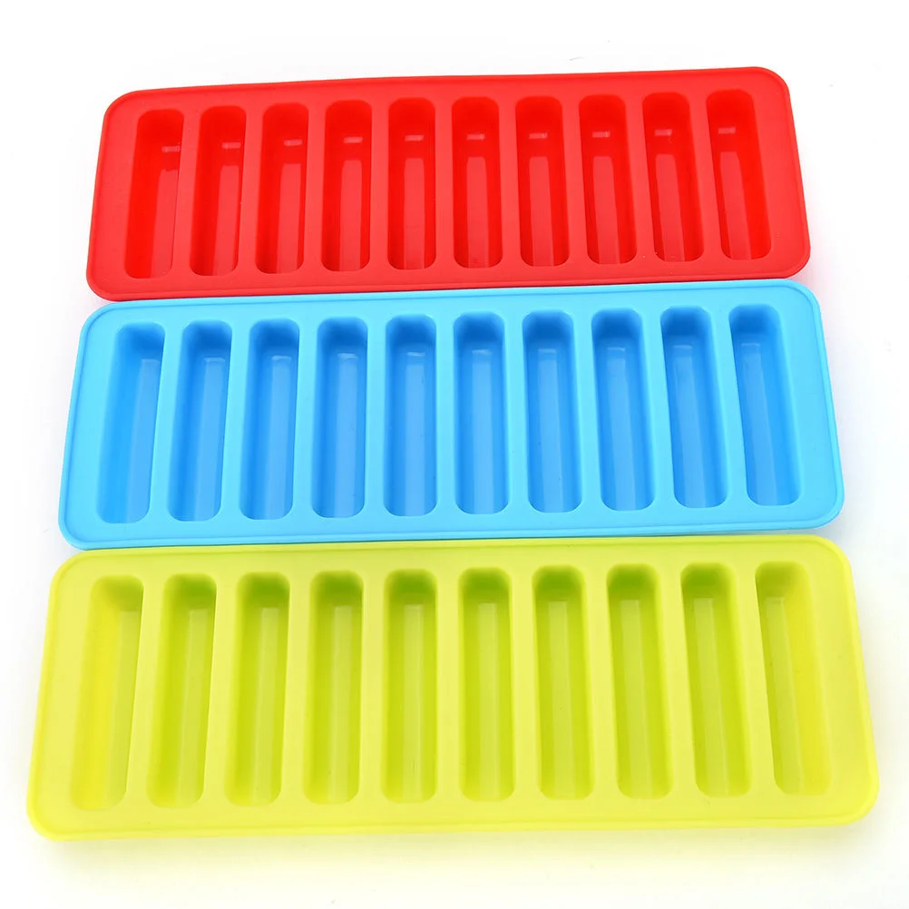 

2pc Silicone Ice Cube Tray Mold Ice Mould Fits For Water Bottle Ice Cream Markers Tool