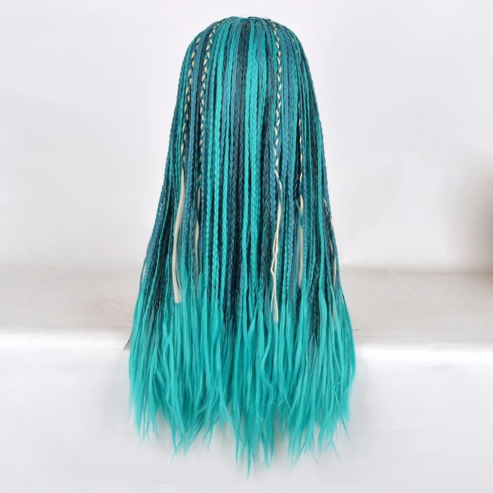 Парик для косплея Descendants 2 Uma из плетеных синтетических волос модный парик костюма