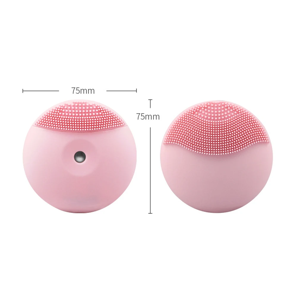 Ultrasonic Electricface Cleansing Brush Face Washing Vibration Skin Remover Pore Cleaner Massage Filling Water USB Charger | Красота и