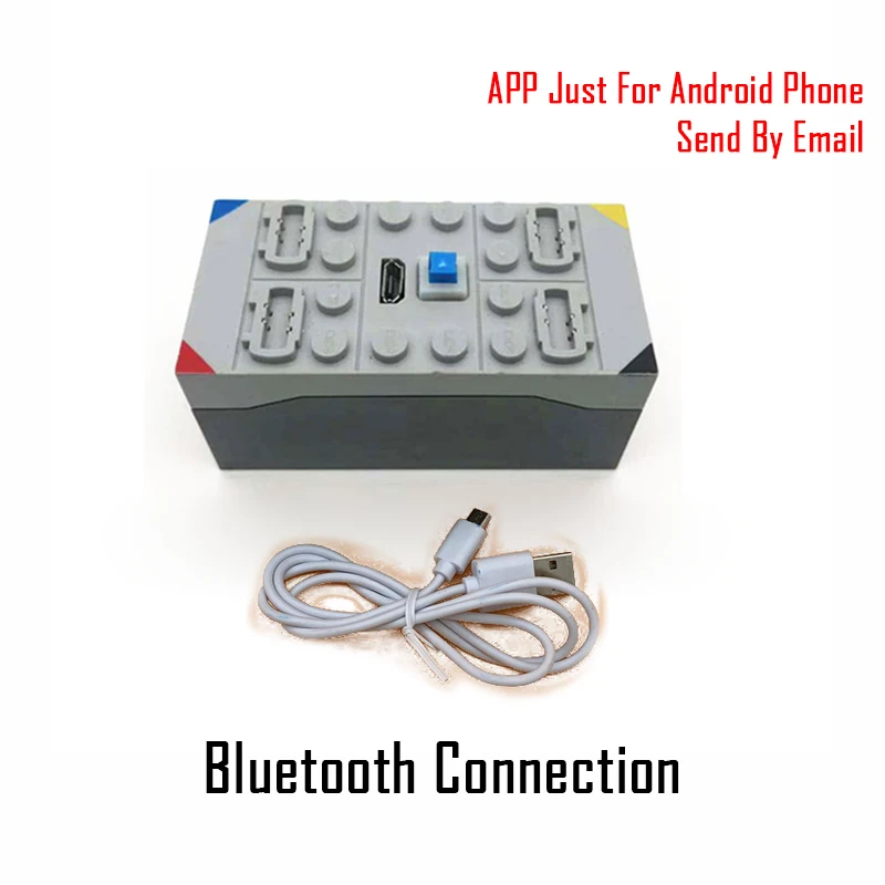 Bluetooth литиевый Sbrick Buwizz батарейный блок моторы поезд дистанционное управление PF кирпичные блоки игрушка подходит для IOS 9,0 и Android - Цвет: CaDa Li-Battery