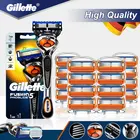 Бритва Gillette Fusion 5 Proglide для мужчин, безопасная бритва, кассеты для бороды со сменными лезвиями