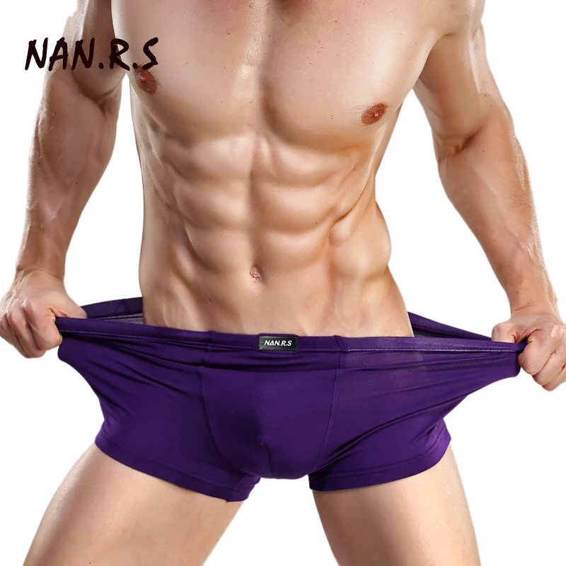 nanrs 2021 brand hot sale solidfloral classic bamboo mens underwear boxer sexy undershorts men underwear boxer shorts for mens free global shipping
