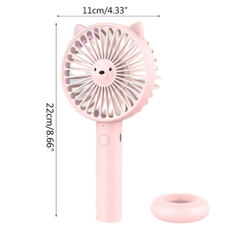 

Мини USB-вентилятор портативный ручной перезаряжаемый Удобный вентилятор охлаждения воздуха для улицы