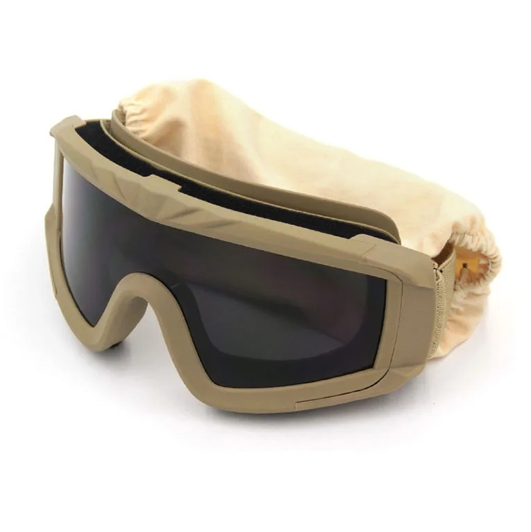 Мотоциклетные очки с повязкой на голову три комплекта линз защита от песка УФ для