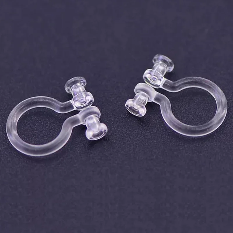 Гипоаллергенные пластиковые золотистые серьги-кольца для женщин самодельные