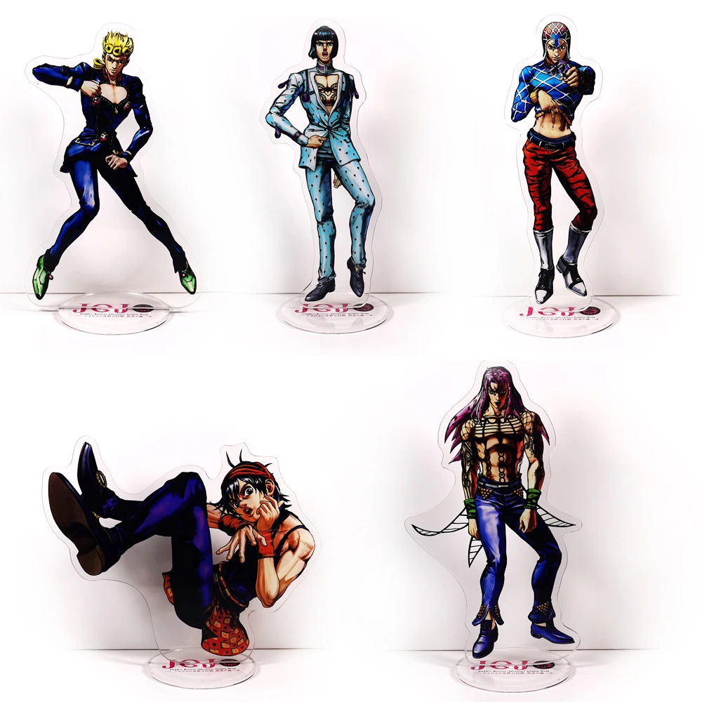 

JOJO JoJo's Bizarre Adventure Golden Wind Giovanna Bucciarati Mista Narancia Diavolo GM acrylic stand figure model topper anime