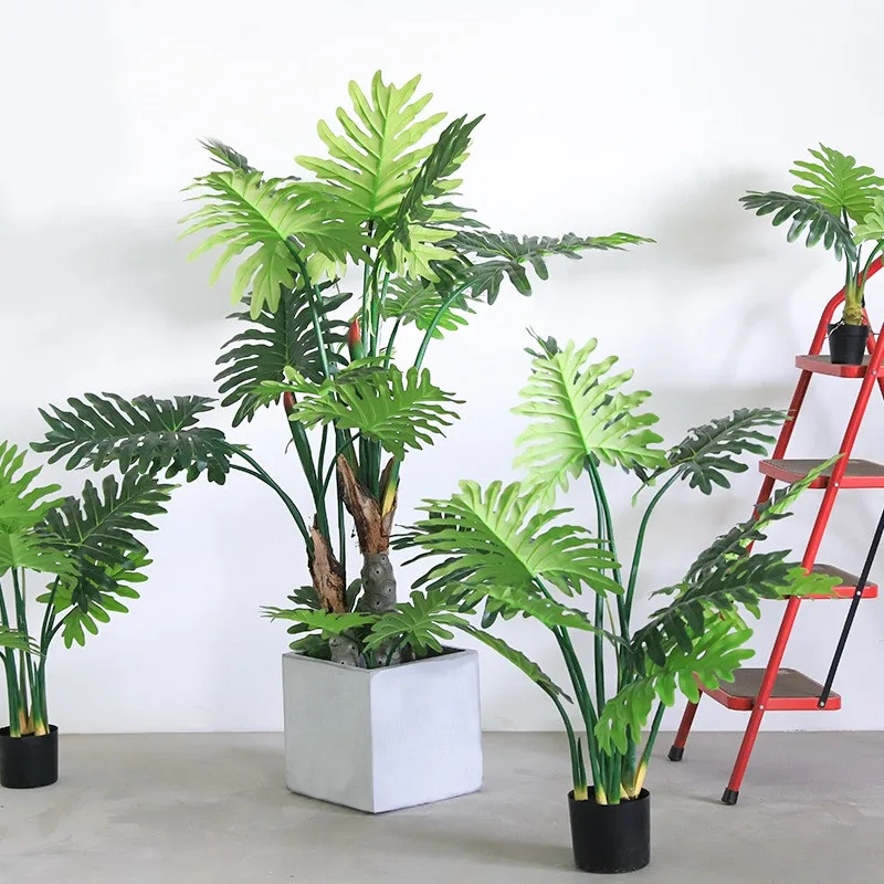 

70 cm real silk artificial tree plant tropical false tree plant family garden decoration