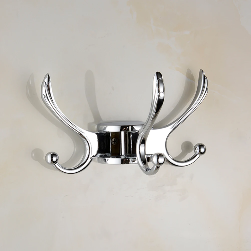 Крючок для пальто вращение три крючка цинковый сплав настенная вешалка