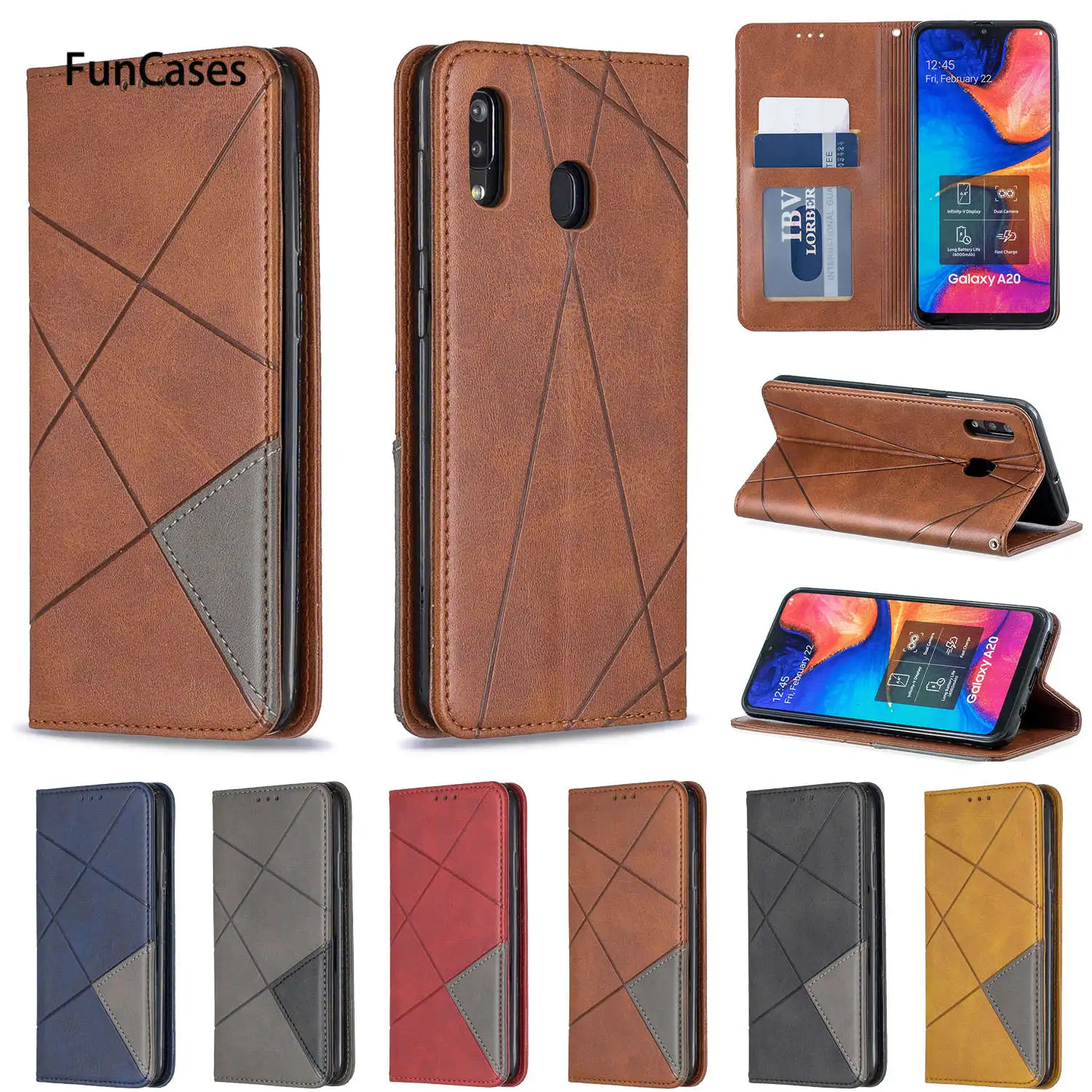 Простой телефон Аксессуары для telefoon samsung A30 Coque СПС Galaxy etui A20 Защита PU кожаный флип
