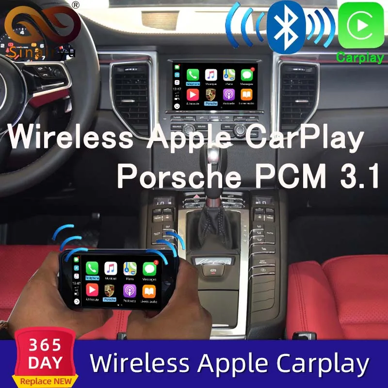 Sinairyu wifi PCM3.1 беспроводной Apple CarPlay для Porsche Cayenne Macan Cayman Panamera Boxster 911 Android/iOS зеркальное отображение/Авто