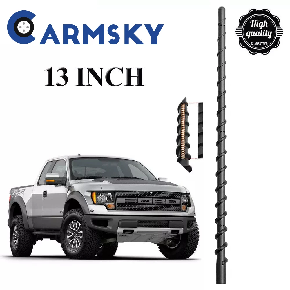 ARMSKY 13-дюймовая спиральная резиновая медная антенна для Ford F150 F250 F350 F450 F550 F650 Raptor