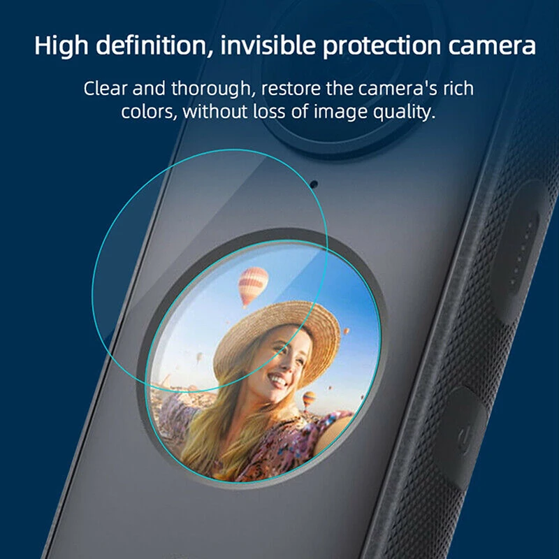 

1set Tempered Glass Film Scratchproof Screen Protector For Insta360 ONE X2 Camera Accessory Len Film Glass Protection