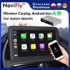Беспроводной автомобильный декодер NaviFly, Android, для Aston Martin DB11, GPS, мультимедийная зеркальная связь, поддержка камеры