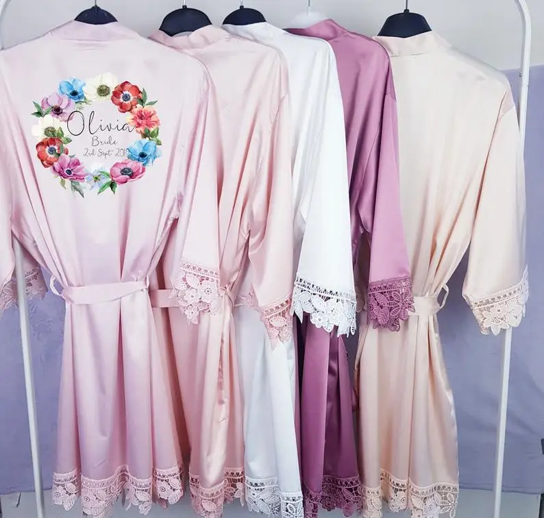 Индивидуальный Свадебный вечерний халат начальное свадебное кружевное атласное