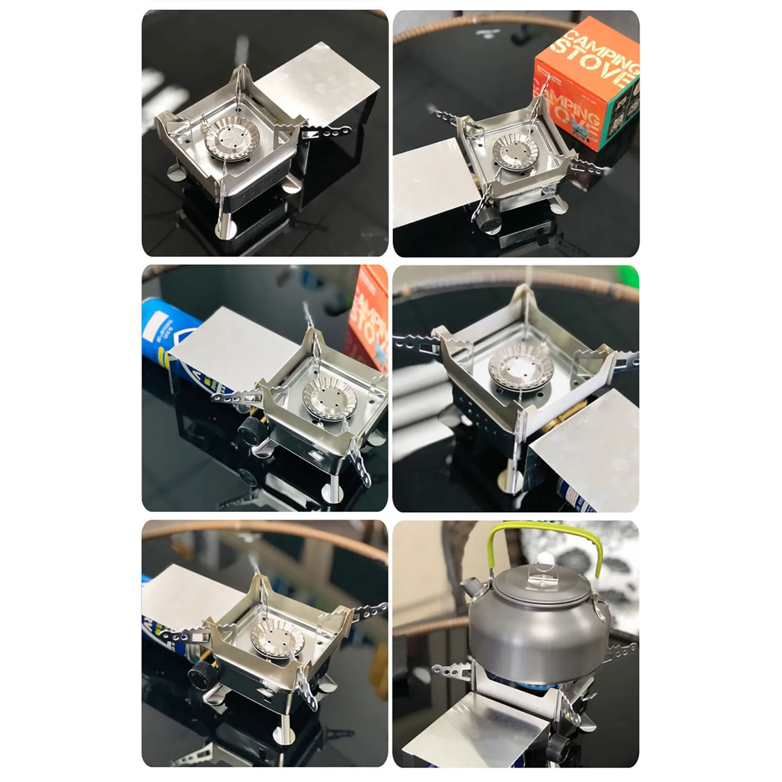 

Outdoor Portable Mini Cassette Stove Camping gas Stove Tea Cooking Stove windproof cassette stove camping gas stove tea cooking