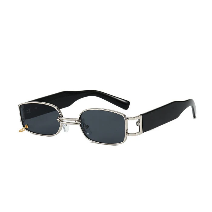 

New Brand Designer Men's Punk Sunglasses Fashion European and American Glasses Retro Small Rectangle Ladies Sunglasses UV400
