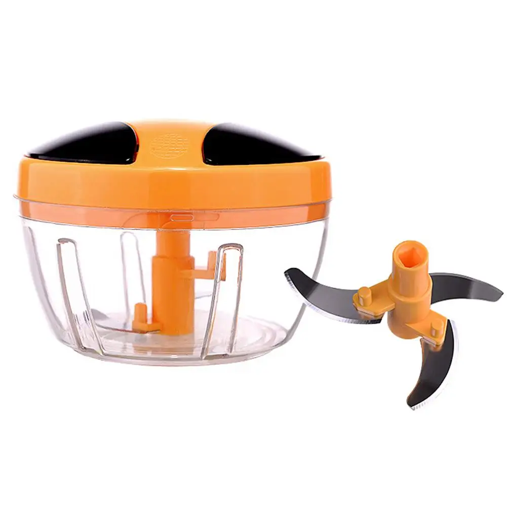 Ручной измельчитель для овощей с 3 лезвиями ручной чеснока кухонный