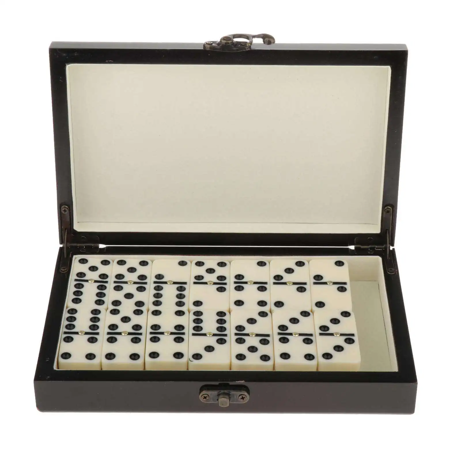 RETRO DOMINO 28 PIECE TABLE SET with WOODEN CASE for KIDS 2-4