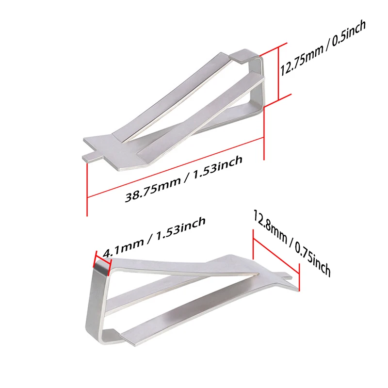 5 4 3 2 1PCS/lot Glass Plate Clamp Heatbed Clip Stainless Steel Tool Ultimaker UM Hotbed Fixing Platform Retainer - купить по