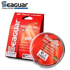 Оригинальная рыболовная леска SEAGUAR, красная этикетка, 6LB-12LB, 100% фторуглеродная рыболовная леска 229 м