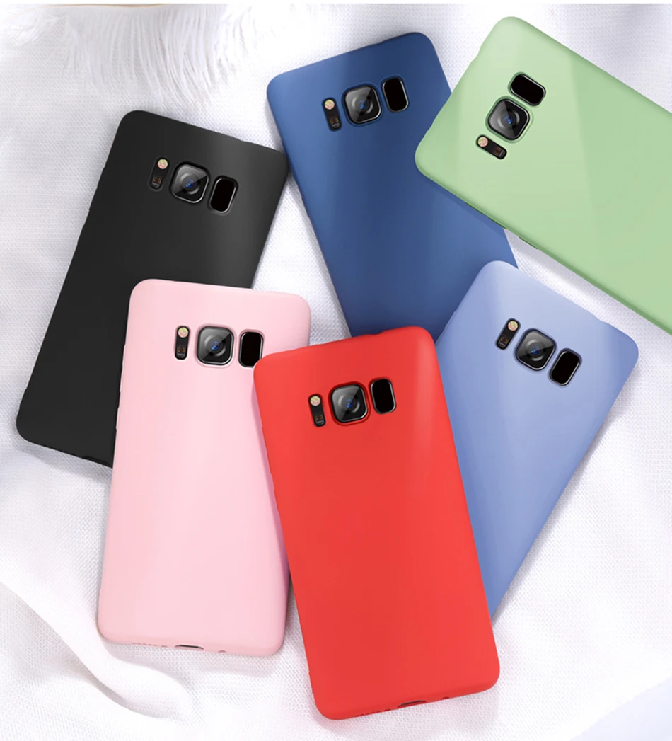 Фирменная мягкая и гибкая жидкий силикон чехол для samsung Galaxy Note 10 S8 S9 S10 плюс A50 A30 A10 A20 A40 A70 M10 M20 M30 Note 8 9 крышка