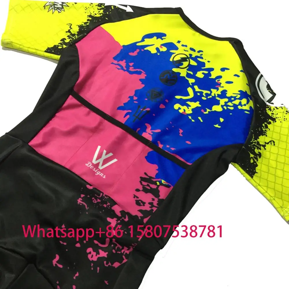 Dafne Fixed 2020 Fluor желтый Трикотажный костюм для триатлона велосипедная форма мужской