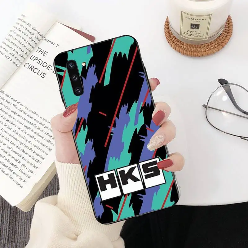 Чехол для телефона CUTEWANAN HKS с логотипом Samsung Galaxy J7 J8 J6 Plus 2018 Prime Note 7 8 9 10 pro | Мобильные