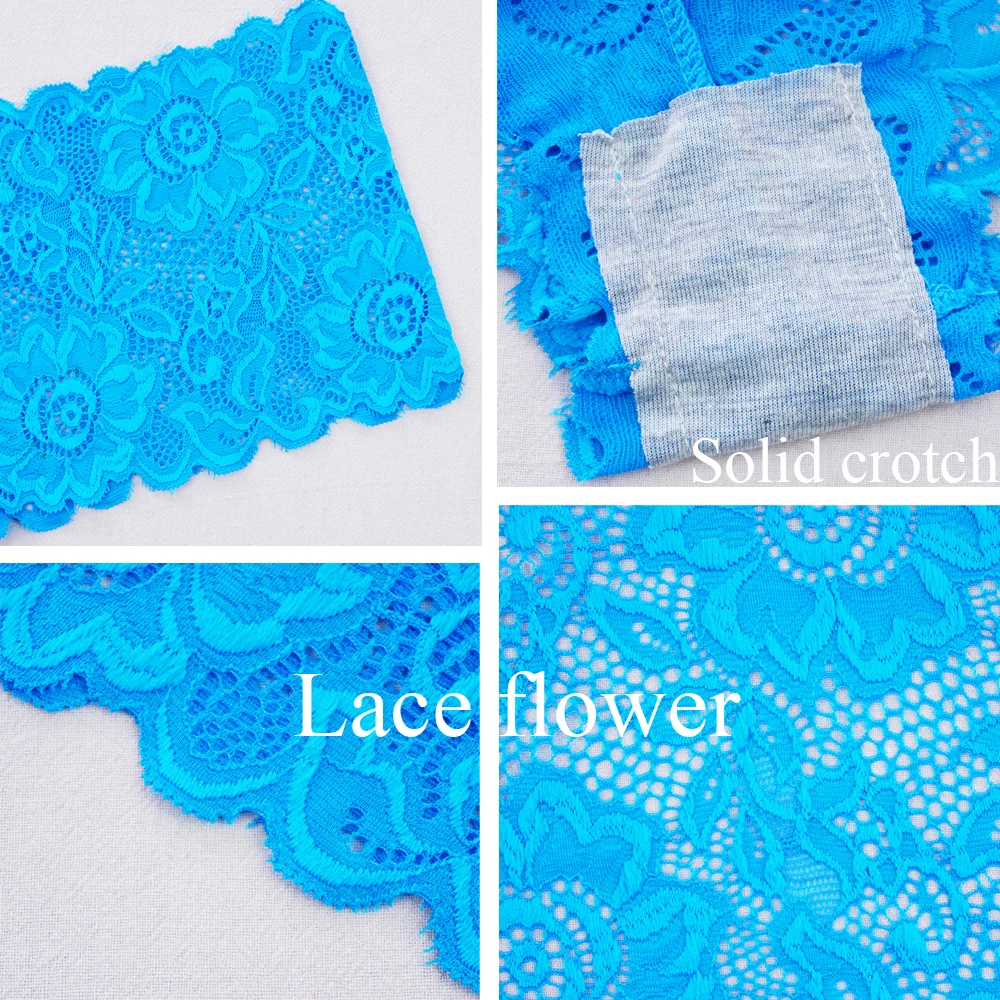 

3 pcs Hot Sale Sexy Lace Panties Women Fashion Lingeries Floral Seamless Panty Briefs Boxer-Shorts Comfortable Women Underwear