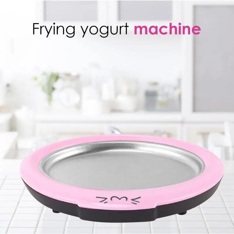 

JOYLOVE Cartoon Mini Ice Cream Maker Fried Yogurt Machine Summer Cool Ice Cream Maker Ice Cream Roller Rolling Machine For Kids