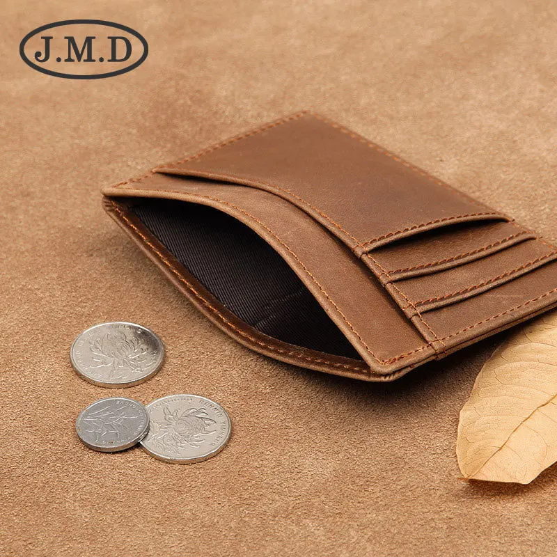 Кошелек из натуральной кожи с защитой от сканирования новый 8102 2019|Держатели для