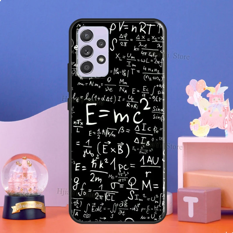 Physic Equations E=mc2 Math Case For Samsung A12 A22 A32 A42 A52 A72 A02S A03S A31 A51 A71 A50 A70 A21S Cover Shell images - 6
