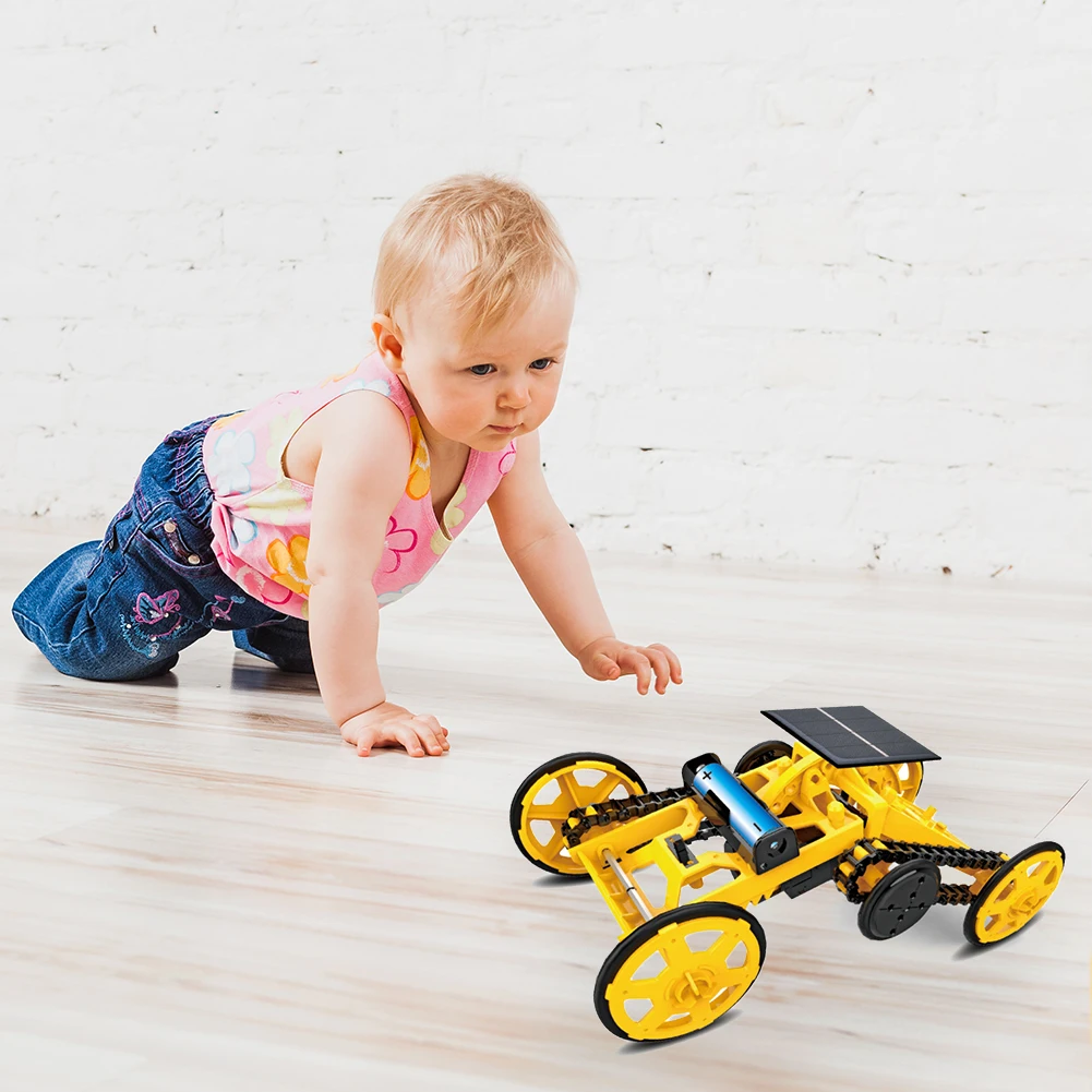 

STEM Toys Solar Assembled Car Science Experiment Technology Building Blocks for Kids Boys Girls Gifts Education Toys