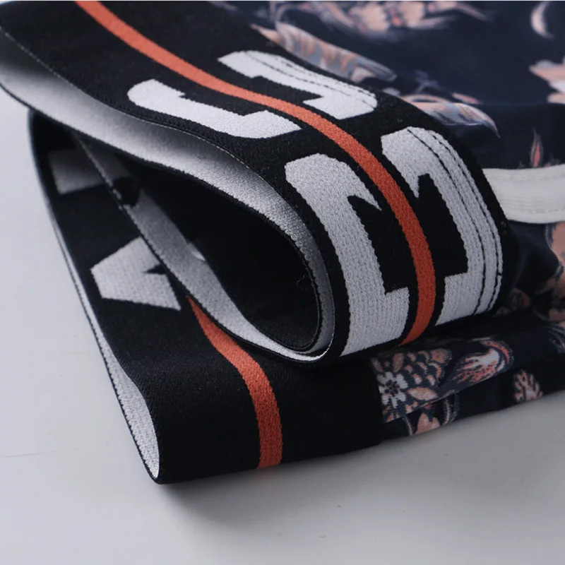 Забавные мужские боксеры AIIOU шорты нижнее белье трусы с принтом листьев гей слон