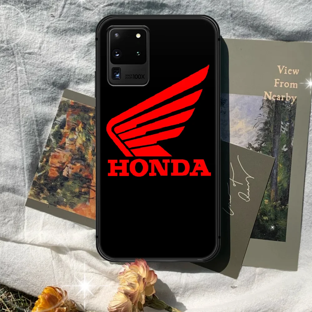 

HONDAS Car brand Phone Case Cover Hull For Samsung Galaxy S 7 8 9 10 e 20 FE edge uitra plus Note 9 10 20 black Funda Painting