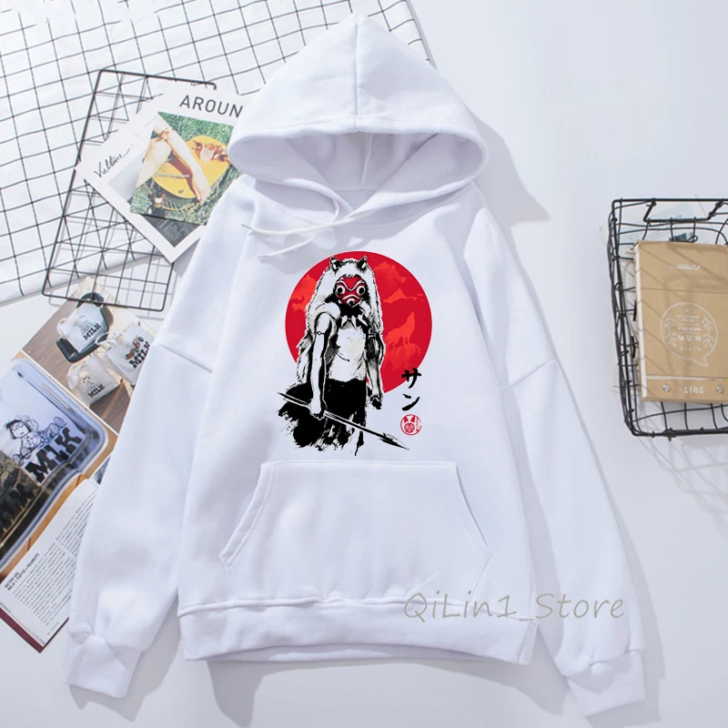 82497 M Totoro hoodies women Studio Ghibli Harajuku Kawaii Hoodie men Ullzang Cute Funny Anime Sweatshirts 90s Graphic Hoody unisex - Цвет: 82497 M